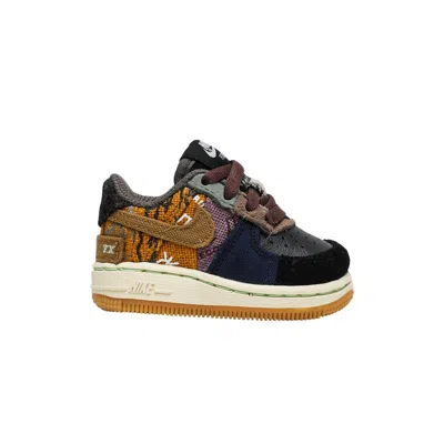 Pre-owned Nike Travis Scott X Air Force 1 Low Td 'cactus Jack' | Multi-color | Infant Size 2