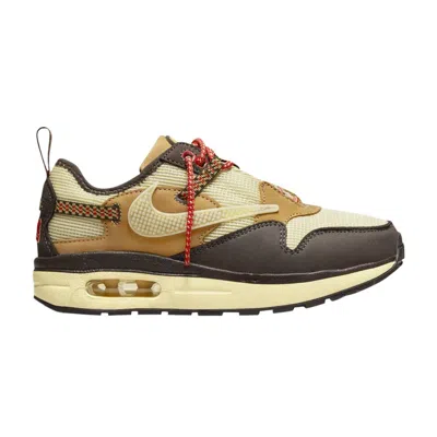 Pre-owned Nike Travis Scott X Air Max 1 Ps 'baroque Brown' | Kid's Size 1