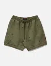 Nike Travis Scott X Jordan Washed Suede Shorts In Green
