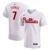Nike Kyle Schwarber Philadelphia Phillies  Men's Dri-fit Adv Mlb Limited Jersey In White