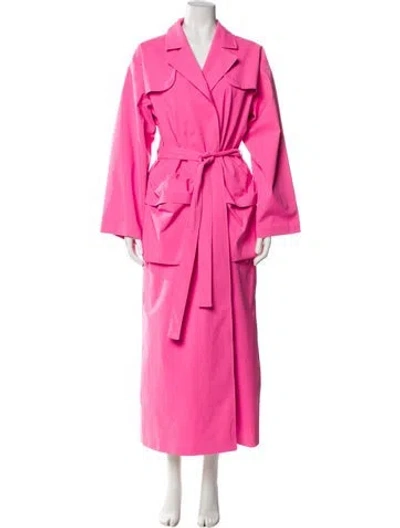 Pre-owned Nike Trench Coat In Pink