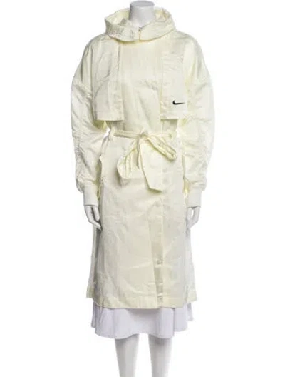 Pre-owned Nike Trench Coat In Yellow