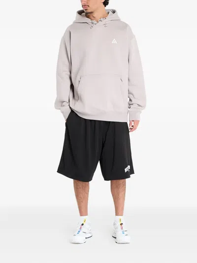 Nike Triangle-logo Hoodie In Black
