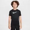 Nike Trophy23 Big Kids' Dri-fit Short-sleeve Top In Black