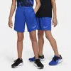 Nike Kids' Dri-fit Training Shorts In Blue