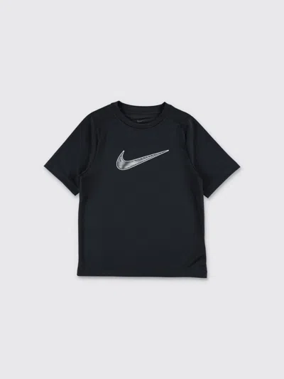 Nike T-shirt Kids In Black