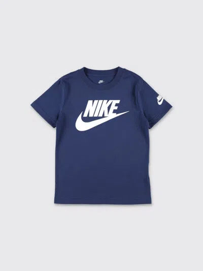 Nike T-shirt Kids In Blue