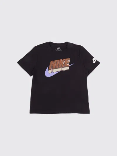 Nike T-shirt Kids In Black
