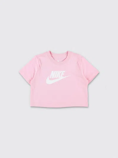 Nike Kids'  Tシャツ ボーイ カラー ピンク In Pink