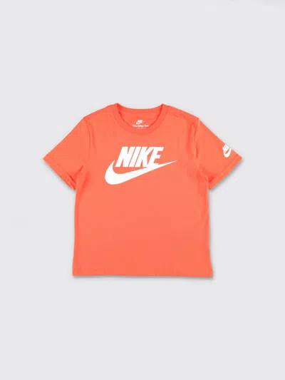 Nike T-shirt Kids In Orange