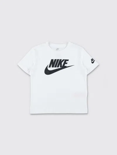 Nike T-shirt Kids In White