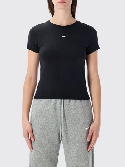 Nike Womens Dri-fit Universal Ss Mesh Top In Black