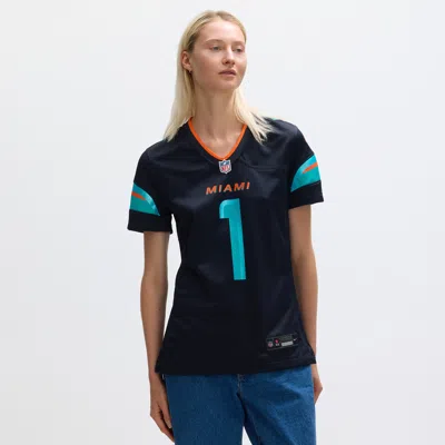 Nike Tua Tagovailoa Miami Dolphins Rivalries Collection Womenâs  Women's Nfl Game Jersey In Black