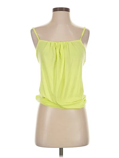 Pre-owned Nike Tube Top Yellow Strapless Neckline Tops