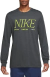 NIKE TURNED AIR LONG SLEEVE GRAPHIC T-SHIRT