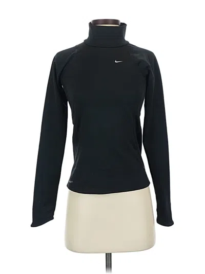 Pre-owned Nike Turtleneck Sweater In Black