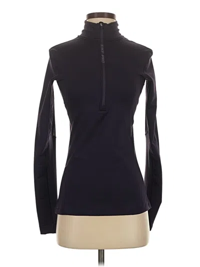 Pre-owned Nike Turtleneck Sweater In Black