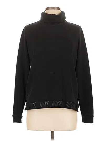 Pre-owned Nike Turtleneck Sweater In Black