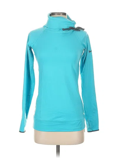 Pre-owned Nike Turtleneck Sweater In Blue