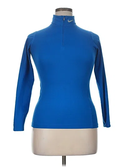 Pre-owned Nike Turtleneck Sweater In Blue