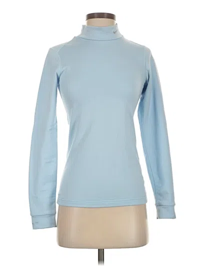 Pre-owned Nike Turtleneck Sweater In Blue