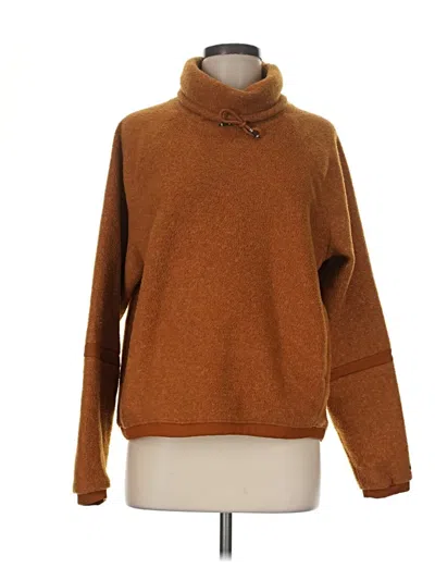 Pre-owned Nike Turtleneck Sweater In Brown