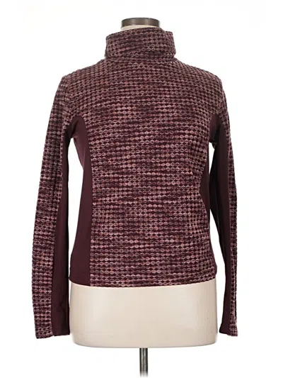 Pre-owned Nike Turtleneck Sweater In Burgundy