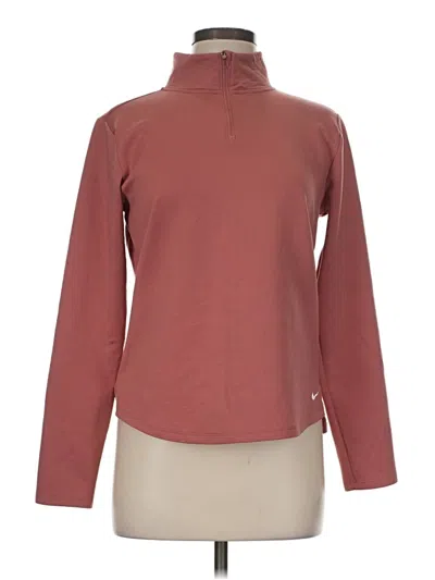 Pre-owned Nike Turtleneck Sweater In Burgundy