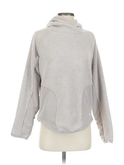 Pre-owned Nike Turtleneck Sweater In Gray