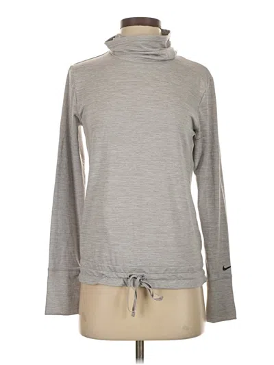 Pre-owned Nike Turtleneck Sweater In Gray