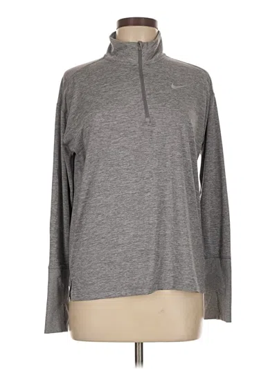 Pre-owned Nike Turtleneck Sweater In Gray