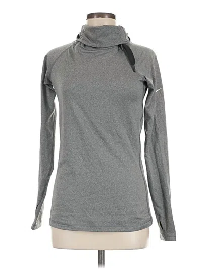 Pre-owned Nike Turtleneck Sweater In Gray