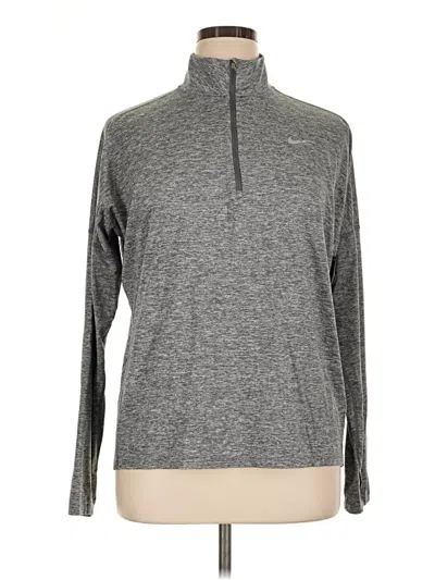 Pre-owned Nike Turtleneck Sweater In Gray