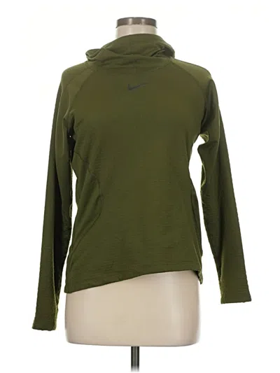 Pre-owned Nike Turtleneck Sweater In Green