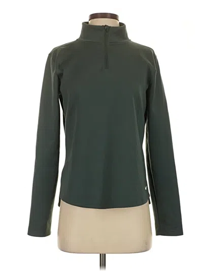Pre-owned Nike Turtleneck Sweater In Green