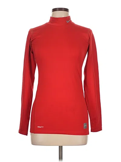 Pre-owned Nike Turtleneck Sweater In Red