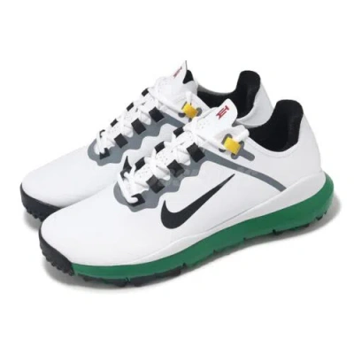 Pre-owned Nike Tw 13 Wide White Black Pine Green Men Water Repellent Golf Spike Dr5753-100