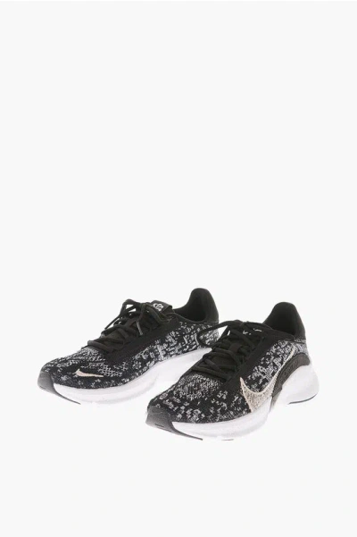 Nike Two Tone Fabric Superrep Go 3 Low-top Sneakers In Black