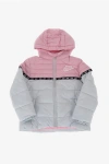 Nike Two-tone Puffer Jacket With Zip Closure