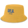 Nike Ucla Bruins Legacy Apex  Unisex College Bucket Hat In Yellow