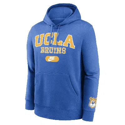 Nike Ucla Bruins Legacy Club Foundational  Men's College Pullover Hoodie In Blue