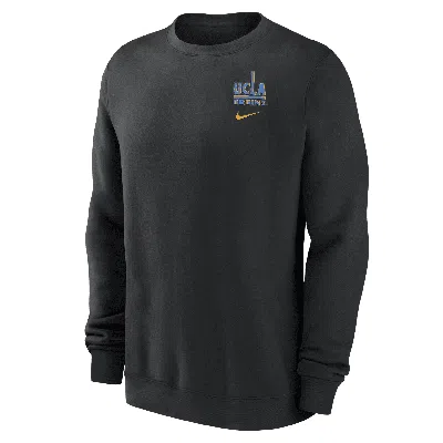 Nike Ucla Club Fleece  Men's College Sweatshirt In Black