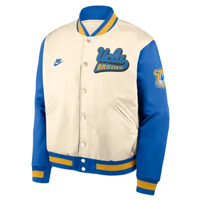 Nike Ucla Legacy  Men's College Full-snap Bomber Jacket In Multi