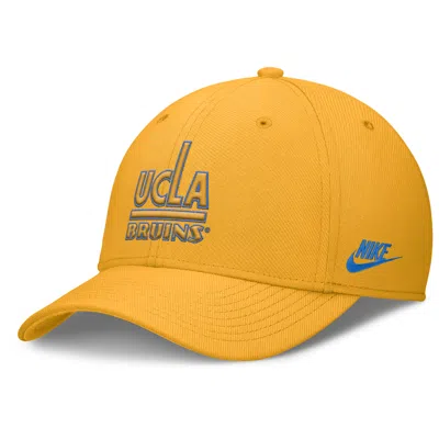 Nike Ucla Primetime Rise Academic  Men's Dri-fit College Hat In Yellow