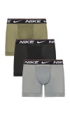 Nike Ultra Comfort Boxer Brief 3 Pack In Ash