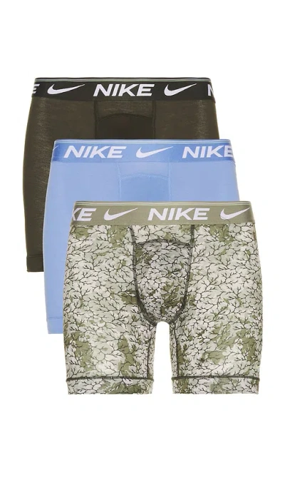 Nike Ultra Comfort Boxer Brief 3 Pack In Multi