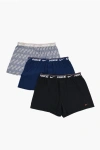Nike Ultra Comfort Dri-fit 3 Pairs Boxers Set With Logoed Waist B