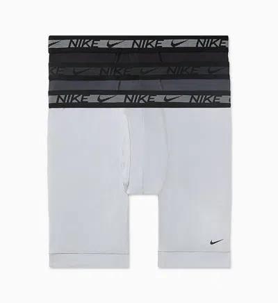 Nike Ultra Stretch Micro Long Leg Boxer Brief Men's Multi 3 Pack Srt517