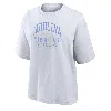Nike Unc  Women's College Boxy T-shirt In White