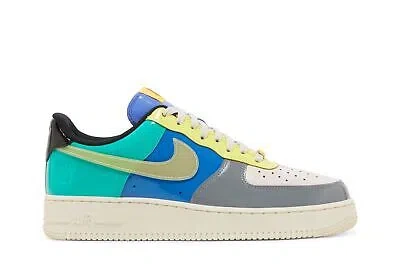 Pre-owned Nike Undefeated X Air Force 1 Low 'community' Dv5255-001 In Smoke Grey/topaz Gold/multi-color